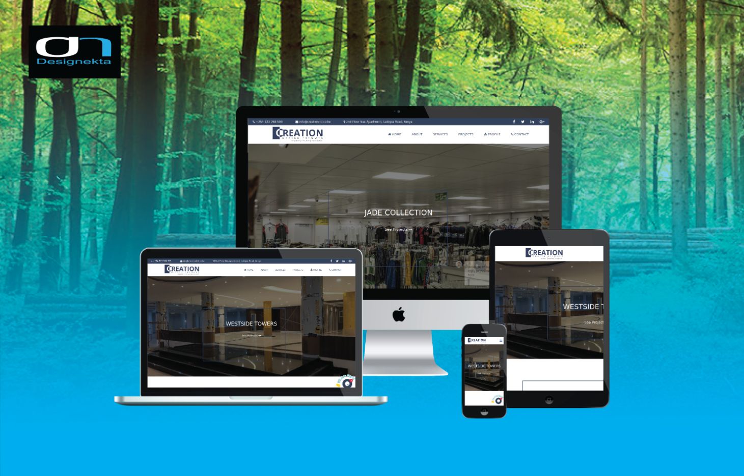Creation Office Fitouts Website